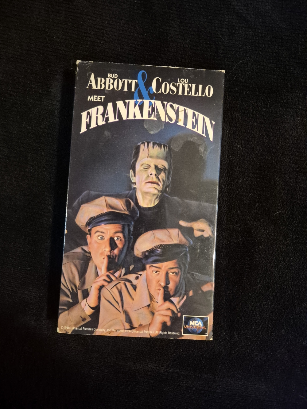 Abbott and Costello Meet Frankenstein VHS 1991 MCA Universal Classic